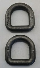 1″ Weldable D-Ring – MBS 47000 lbs – WLL 15666 – Lot of 2