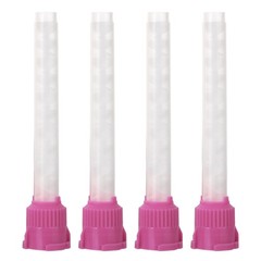 100(2 Bags) OneMed Dental Mixing Tips Impression HP Tips Pink 5.0mm(1:1)
