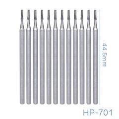 Dental Tungsten Carbide Bur HP-701 Surgical Burs For Straight Handpiece 44.5mm