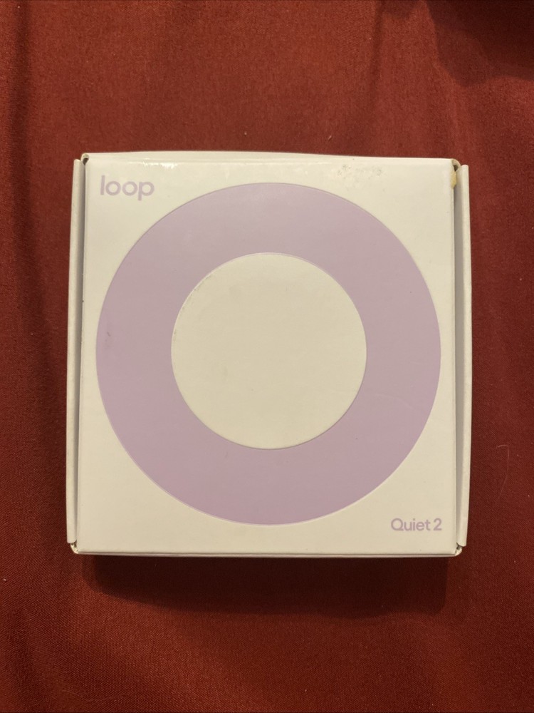 Loop Quiet 2 Earplugs for Noise Reduction Violet Open box