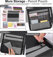 Thicker Clipboard with Storage, Internal Pen Pouch Included, A4 / Letter Size