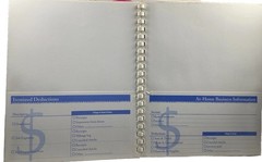Vintage Duo-Tang Home Helpers Organizer Lot Insurance Tax Medical Filing Binders