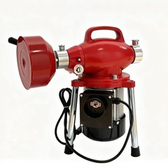 100’x5/8″ 550W Drain Cleaner Electric Sewer Snake Cleaning Machine 110V w/Gloves