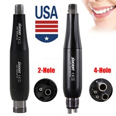 Dental Hygiene 4:1 Prophy Handpiece Straight Nose Cone 2 Holes 4 Holes Air Motor