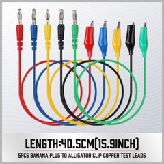 22Pcs Automotive Back Probe Kit Multimeter Test Leads Alligator Clips Wire Tool
