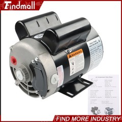 3.7HP 3450RPM Electric Motor Compressor Duty 56Frame 1 Phase 5/8″ Shaft 230V