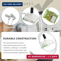 GYOFFULL 15955 Potentiometer Switch Replacement Compatible with white