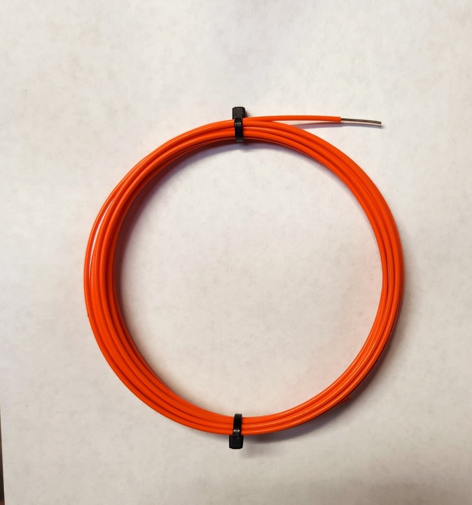 18 AWG, Orn Mil-Spec Wire M16878/4 PTFE Solid Strand, Silver Plated Copper, 10ft