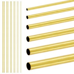 Brass Tube 1mm 2mm 3mm 4mm 5mm 6mm 7mm 8mm 9mm 10mm 11mm 12mm 13mm O.D. x 500mm