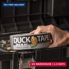 Duck Brand Max Strength Duct Tape – 1 Roll – Heavy Duty Hold – 1.88 Inch x 45 Ya