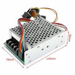 DC 10-55V MAX 60A Reversible PWM Motor Speed Controller 12V 24V 36V
