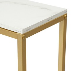 Gold+White 3-Tier Retail Table Display Rack for Bag Shoes Organizer Stand NEW