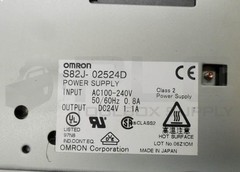 OMRON S82J-02524D POWER SUPPLY 100-240VAC 50/60HZ 0.8A 24VDC