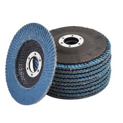 50Pack Premium Zirconia 60 Grit T29 4-1/2” x 7/8” Flap Disc Sanding Grinding