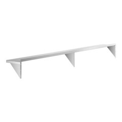 12″W x 108″L Stainless Steel Heavy Duty Kitchen Overshelf Solid Wall Mount Shelf