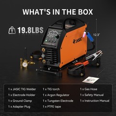 JASIC TIG Welder + Plasma Cutter PFC Welding/Cutting Machine for 95-265V Voltage