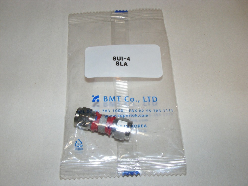 Superlok BMT 1/4″ 316 Tube Fitting Coupler SUI-4 SLA