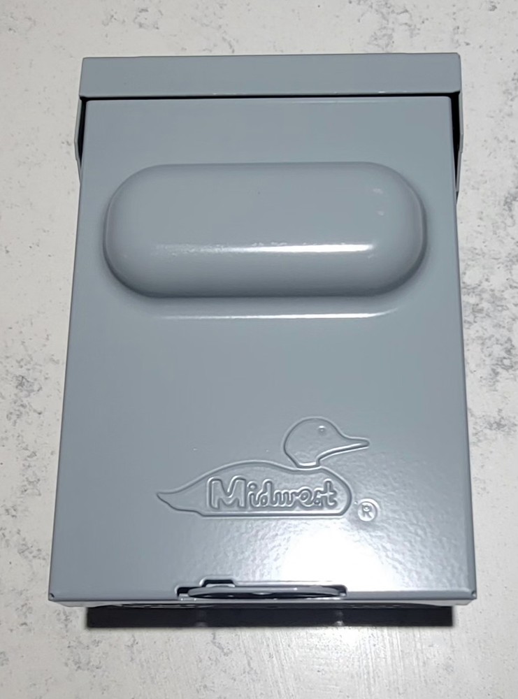 Midwest U065P Rainproof Pullout Disconnect Switch, 60 Amps, 240v AC, 10 hp