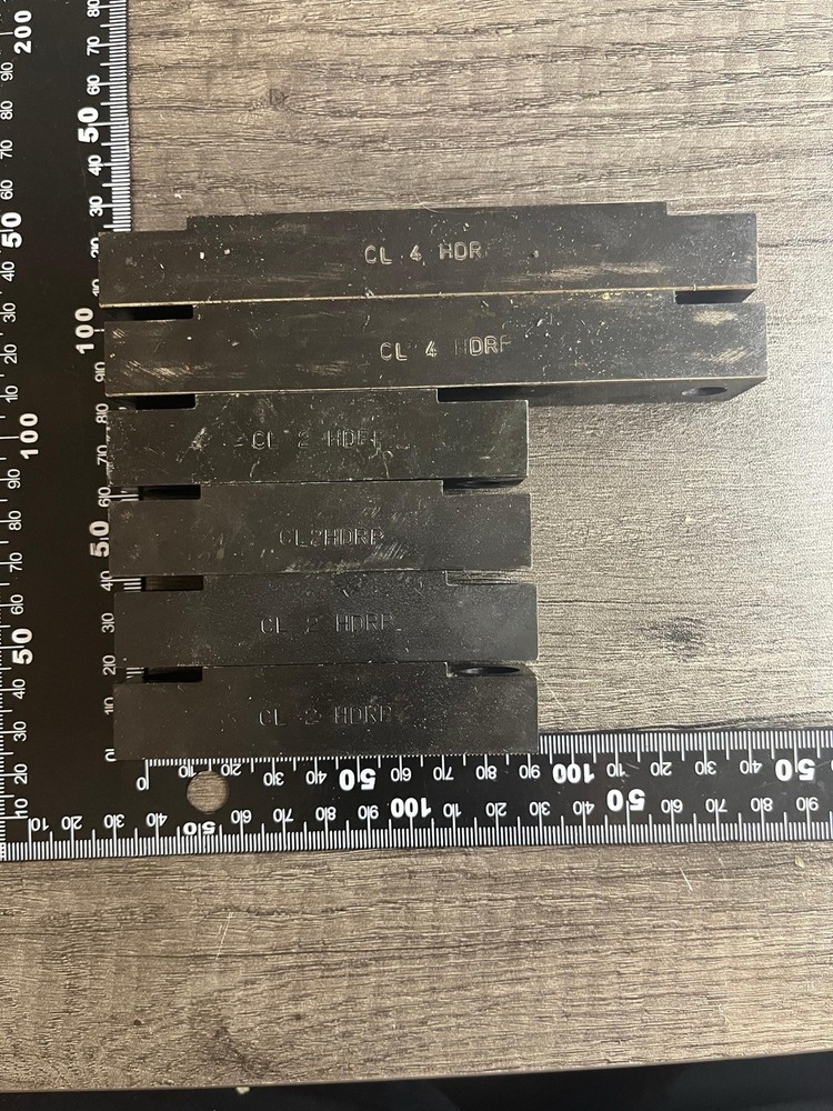Flat Vise Jaws Set for 2″ & 4″ Vises CL 4 HDR CL 2 HDR Flat/No Step