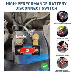 2/4PCS Universal Battery Disconnect Switch 12V/24V Cut Off Isolator for Cars RV