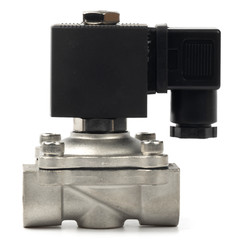 U.S. Solid 1/2 inch Stainless Steel Solenoid Valve VITON Seal 110V AC NC 145 psi
