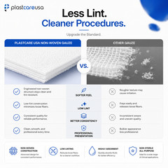 1200 2×2 Non Woven Sponges 4-Ply, Non-Sterile Dental Gauze (6 Pack of 200)