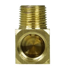 Street Elbow 90 Degree 3/8″ Male NPT x 3/8″ Female Brass Pipe Connector 116SE