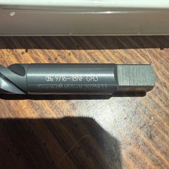 OSG Spiral Flute Tap: 9/16-18, UNF, 4 Flute, Modified Bottoming Chamfer, 3B Clas