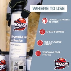 Kraken Bond Drywall Adhesive 24 oz. 12 Pack