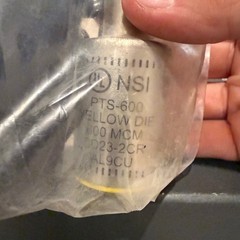 NSI PTS-600 Compression Pin Terminal 600 MCM AL9CU Yellow New Insulated Cover