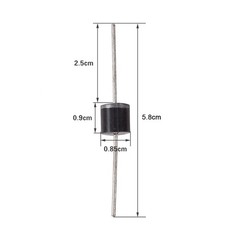 50pcs 10A10 1000V diode 12v High Voltage Rectifying Diodes One Way Electrical…