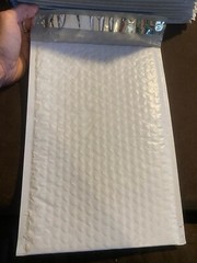 30-Poly Bubble Mailers Padded Envelopes 7.25×11.25 White AirJacketpac Worldwide