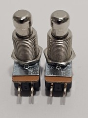 ELECTRIC GUITAR STOMP FOOR PEDAL SWITCH CARLING TOUCH PUSH BOTTON 250VA 2PCS