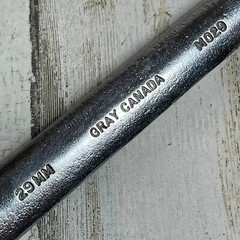 Gray Canada 29MM Metric Combination Open and 12 Pt Box End Wrench MO29