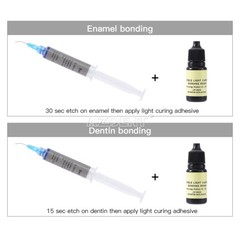Dental Composite Resin Medium Flowable Light Cure/ Etching Gel /Bonding Adhesive