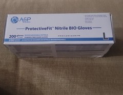 ASP Global Protective fit Powder free Nitrile Medical Gloves Large – 200/BX