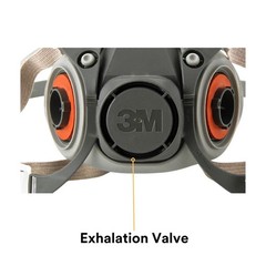 3M 6000 Series Half Facepiece Reusable Respirator Mask 6200/6300 Medium/Large
