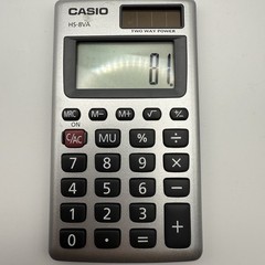 Casio HS-8VA Solar Powered Standard Function Calculator