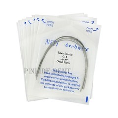 Dental Orthodonic Niti Round Arch Wire Super Elastic Ovoid Form 014 Upper/Lower
