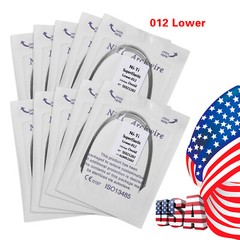 1-200 Packs dental orthodontic super elastic niti round arch wire Upper/Lower MX