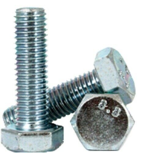 M6-1.0 X 10MM DIN 933 Coarse Hex Cap Screw 8.8 Zinc Plated 4000 Pieces