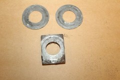 OEM John Deere M MI Front Axle M1583T Lock + 2 24H1419A Shim Washers