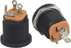 20 Pcs Dc Power Jack 5.5Mm X 2.1Mm 3 Pin Female Dc Barrel Jack Panel