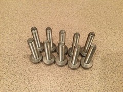 (100) M6 X 1.00 X 30 Stainless Steel DIN 6921 A2 Hex Flange Bolts M6x30mm Flange