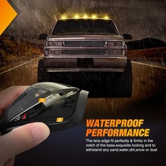 Smoked Amber LED Cab Marker Lights for 1988-2002 Chevrolet Pickup Trucks