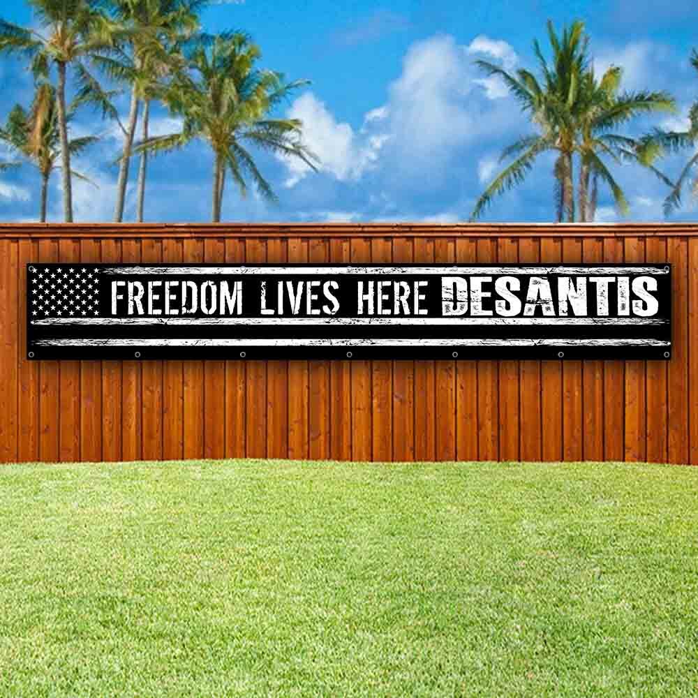 DESANTIS 2024 XXL Banner Advertising Vinyl Flag Sign Many Sizes LARGE SIZE ELECT