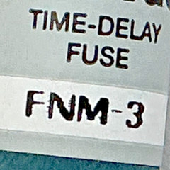 New Bussmann FNM-3 250Vac Time-Delay Fuse 3A 250V Box of 10