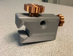 Clausing 5914 (5900 series) lathe carriage Dial Indicator Holder!(3d Print)