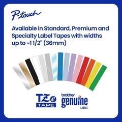 Genuine P-Touch, TZe-231 2 Pack Tape (TZE2312PK) ½”(0.47”) x 26.2 ft. (8m) La…