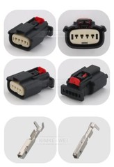 4 Pin/Way Molex MX150 Motorcycle Automotive Male Female Connector Plug Kit